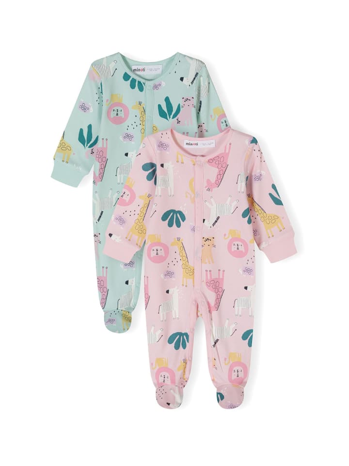 Minoti 2er. Set: Strampler 24babypack20 in mint günstig kaufen