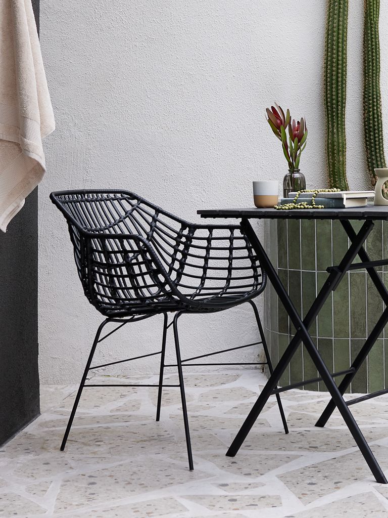 ILDERHUSE ILDERHUSE Gartenstuhl schwarz