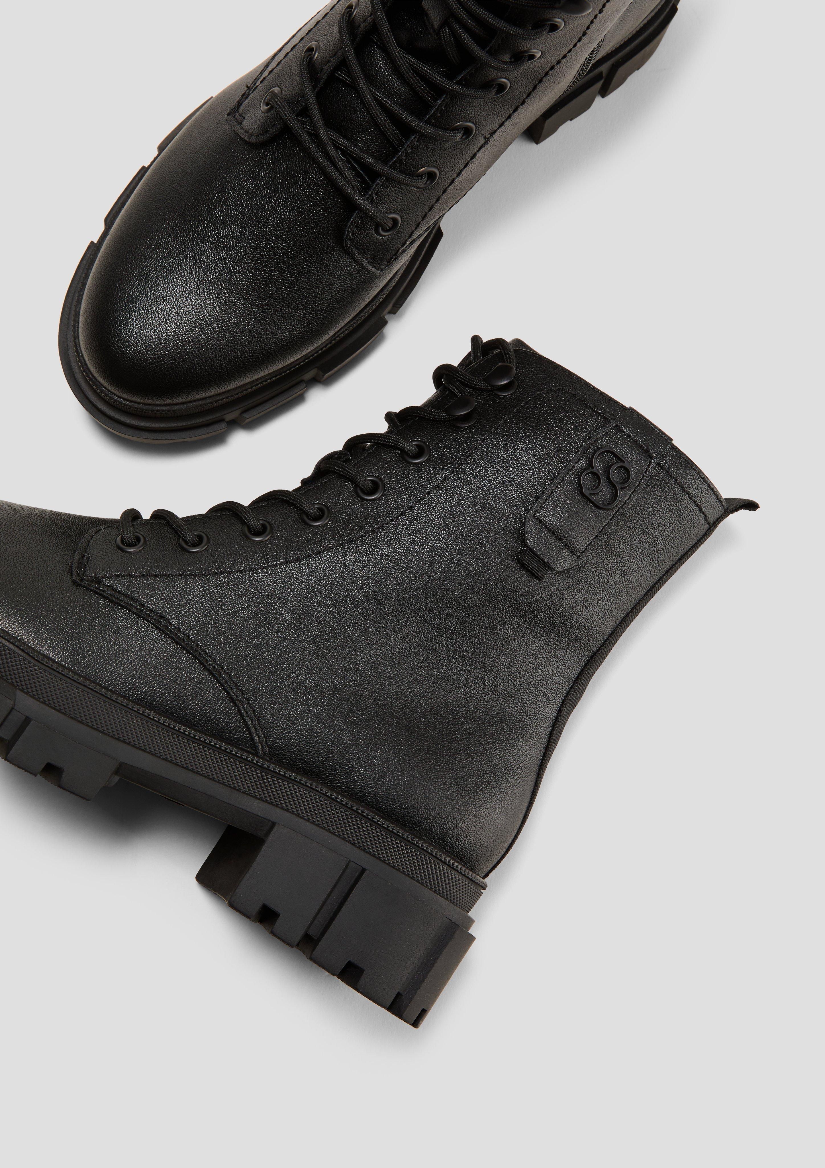 Stiefeletten mit Schnürung und Reißverschluss  6008300-007