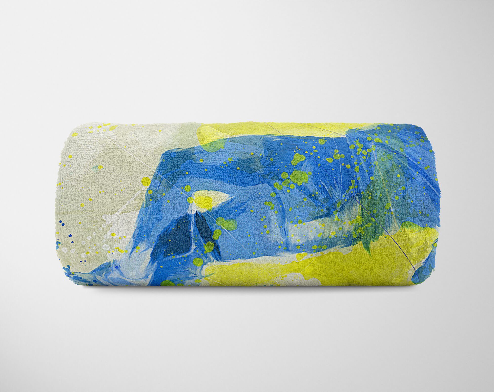 Sinus Art Handtücher SplashArt Sport Handtuch Strandhandtuch Saunatuch Kuscheldecke Kunstvoll Handball I Sport, Baumwolle-Polyester-Mix (1-St), Handtuch