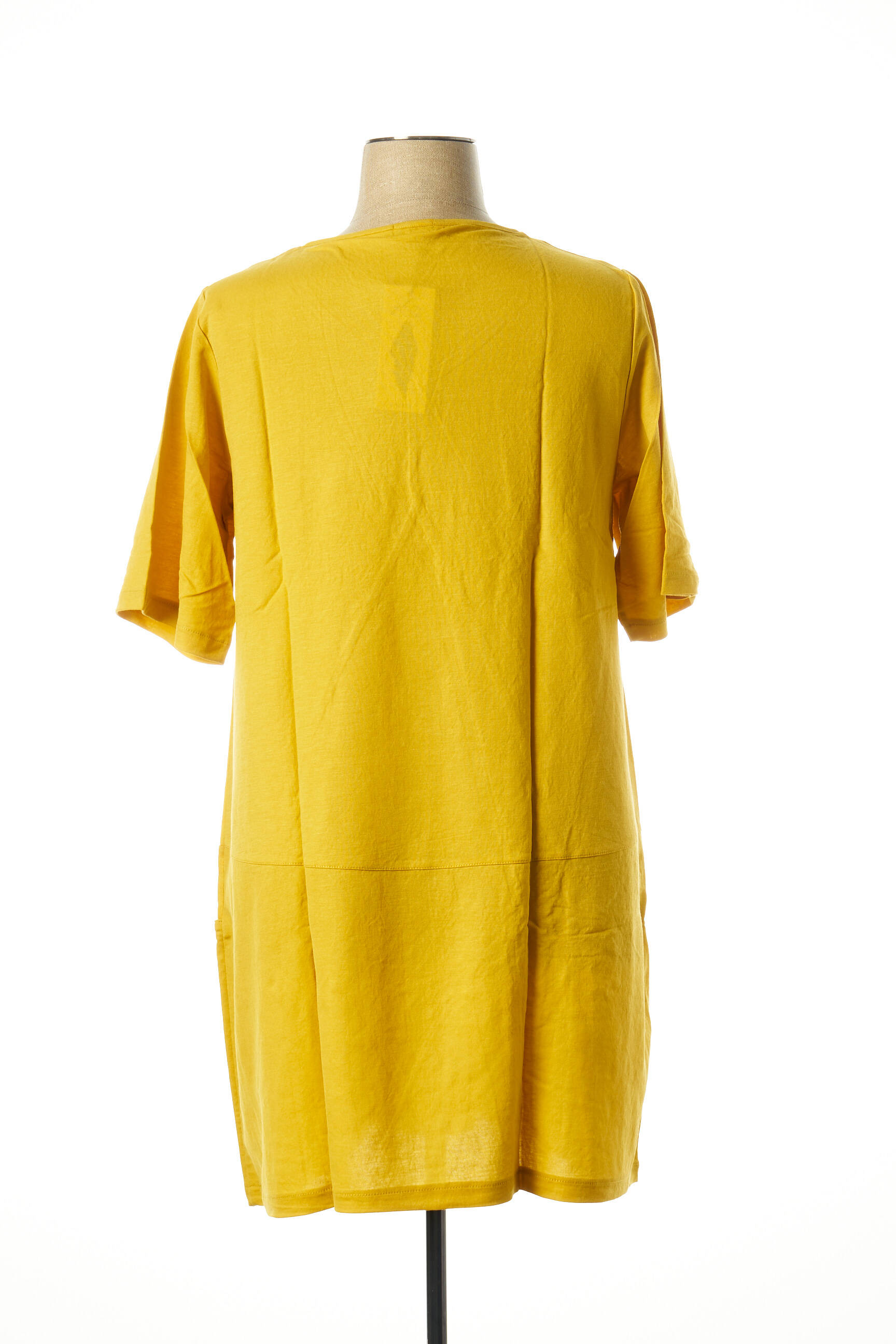 G Oze Tuniquemanchecourte Femme couleur jaune