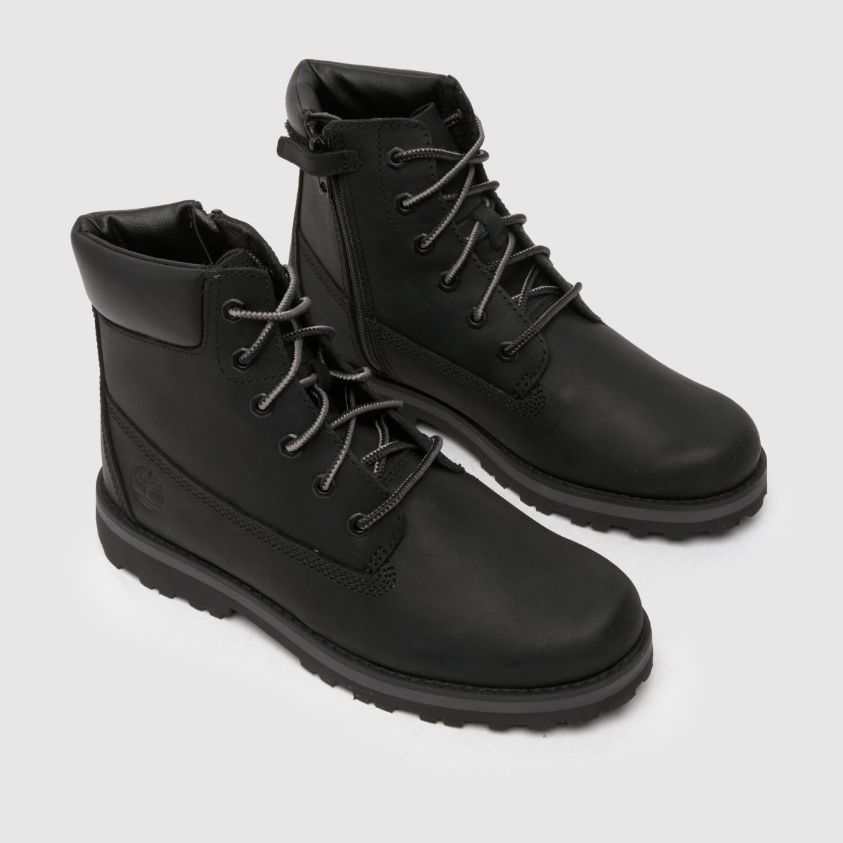 Timberland fekete courma gyerek ifjúsági csizma