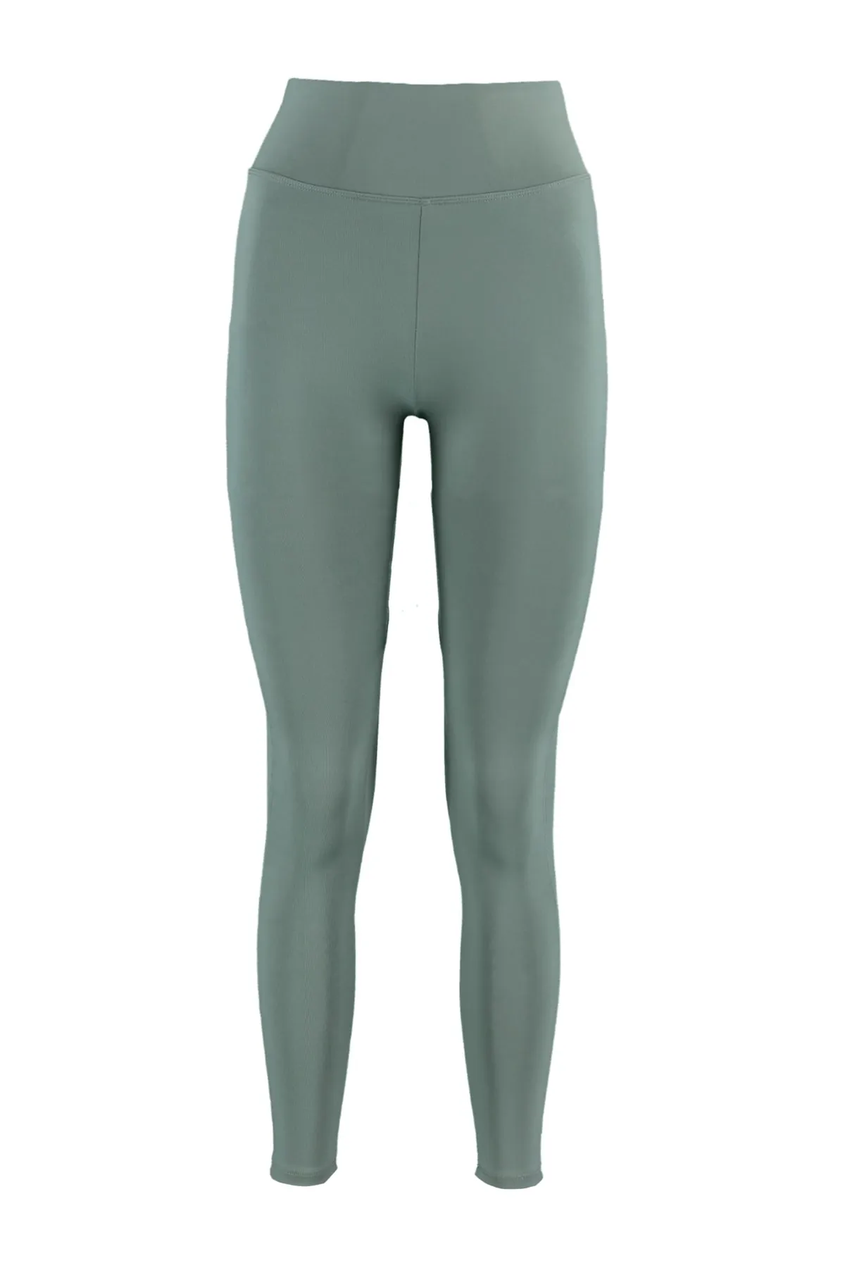 Trendyol Collection  Khakifarbene Push-up-Sportleggings in voller Länge aus Strick TWOAW21TA0030