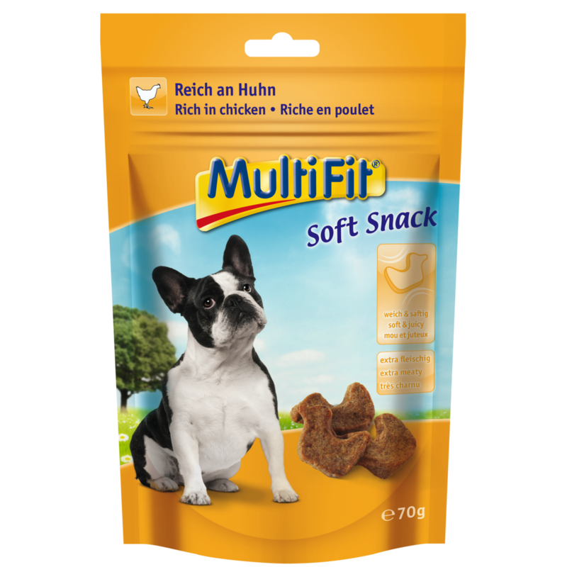 MultiFit Snacks MultiFit Soft Snack 3x70g Huhn