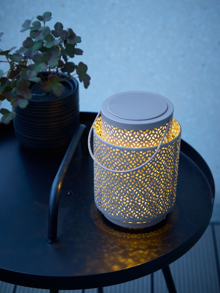 MYRSANGER batteridrevet lampe Ø12xH18cm blandet