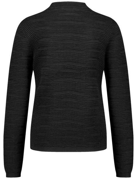 Pullover mit Wellen-Struktur