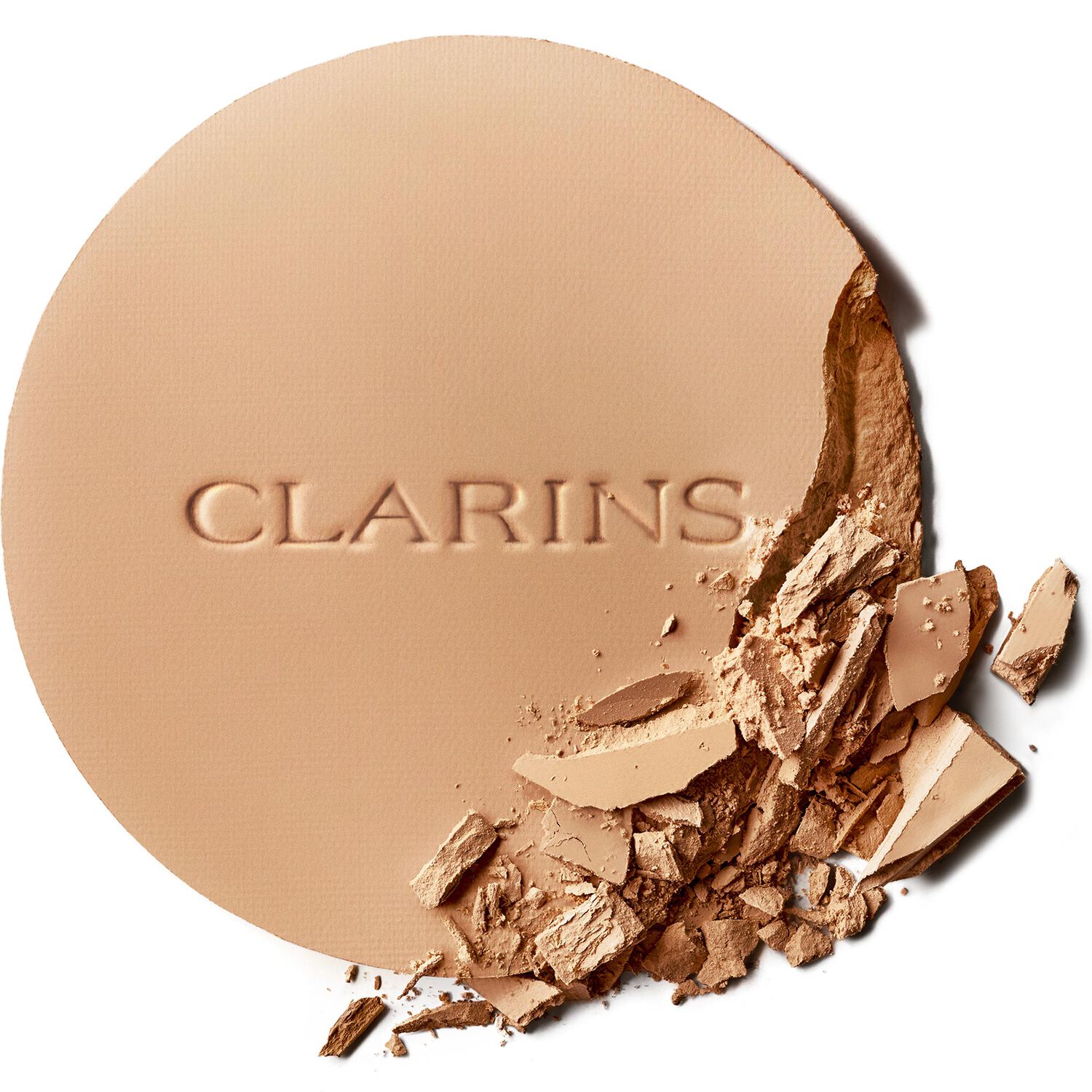 Clarins Ever Matte Compact Powder Poudre compacte matifiante infusée au lait de pêcher