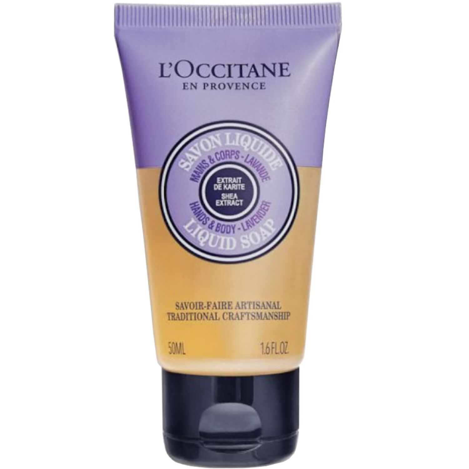 l'occitane Karité Savon Liquide Mains & Corps - Lavande 50 ml