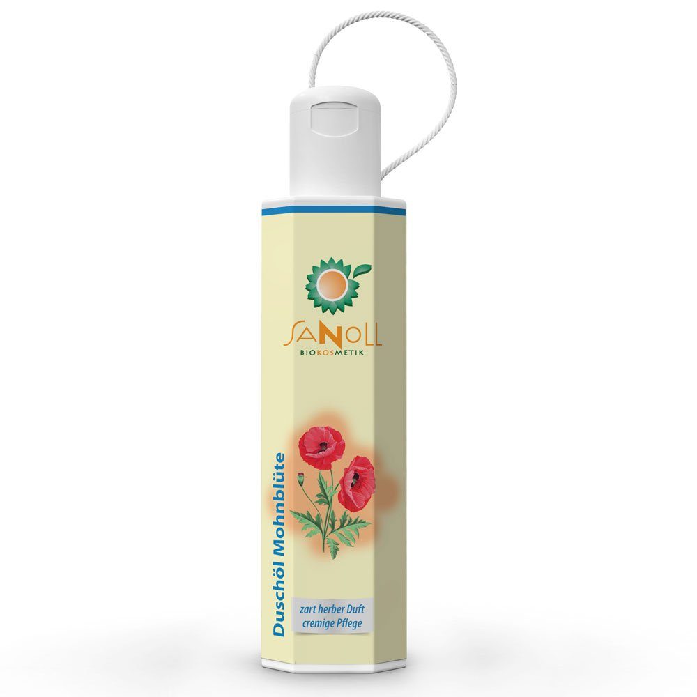 Sanoll Duschgel Duschöl Mohnblüte, 200 ml