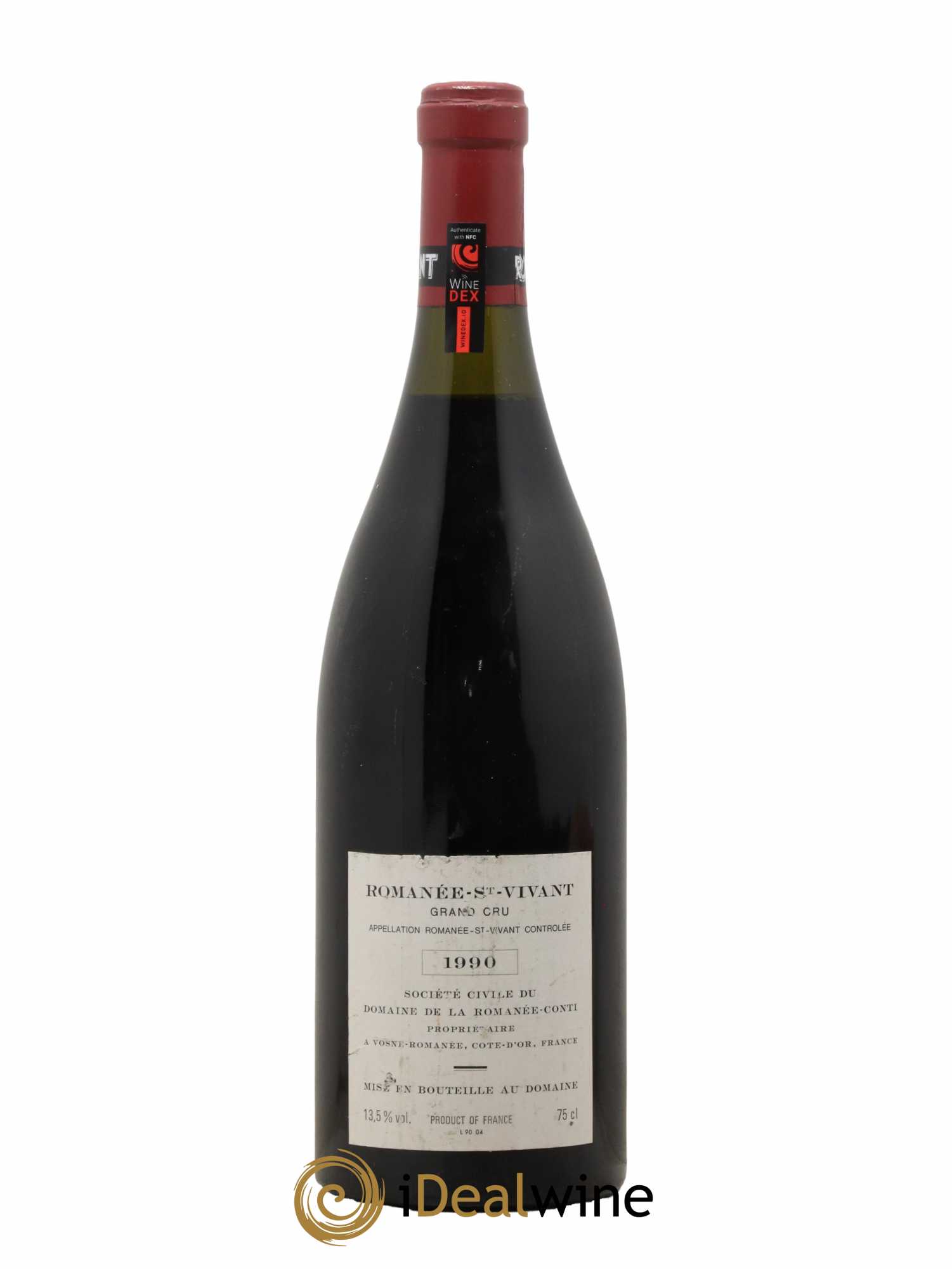 Romanée-Saint-Vivant Grand Cru Domaine de la Romanée-Conti  1990 - Lot de 1 Bouteille