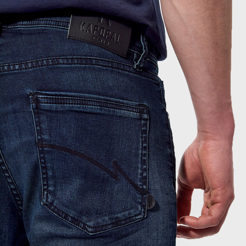 DARKK  Jean slim  Homme bleu légèrement délavé