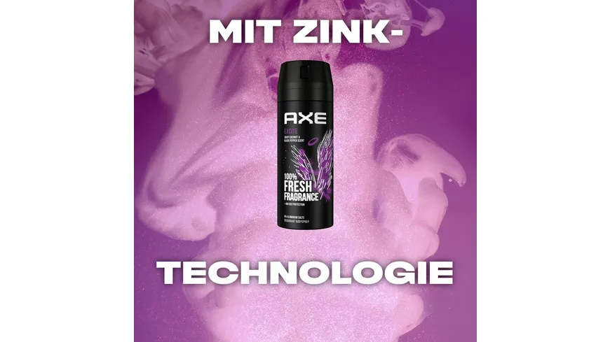AXE Bodyspray Excite ohne Aluminiumsalze 150 ml Dose 150 ml