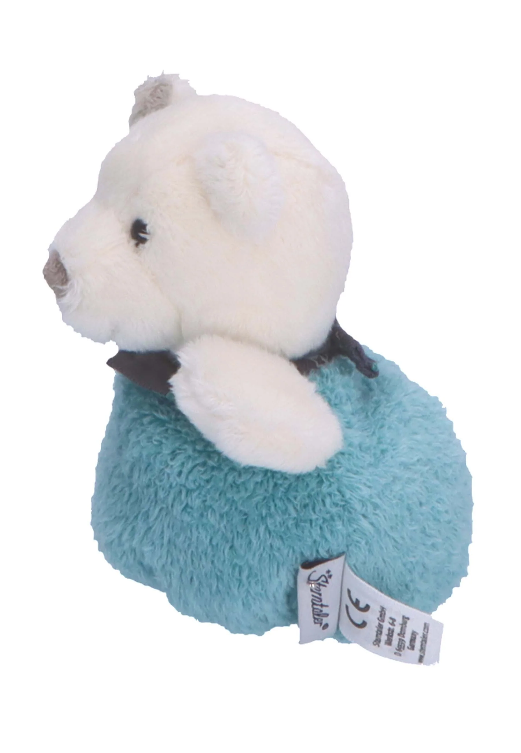 Knuddelsäckchen Eisbär Elia in Dunkeltürkis