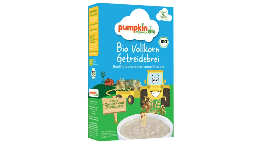 pumpkin organics Bio Vollkorn Getreidebrei 200 g