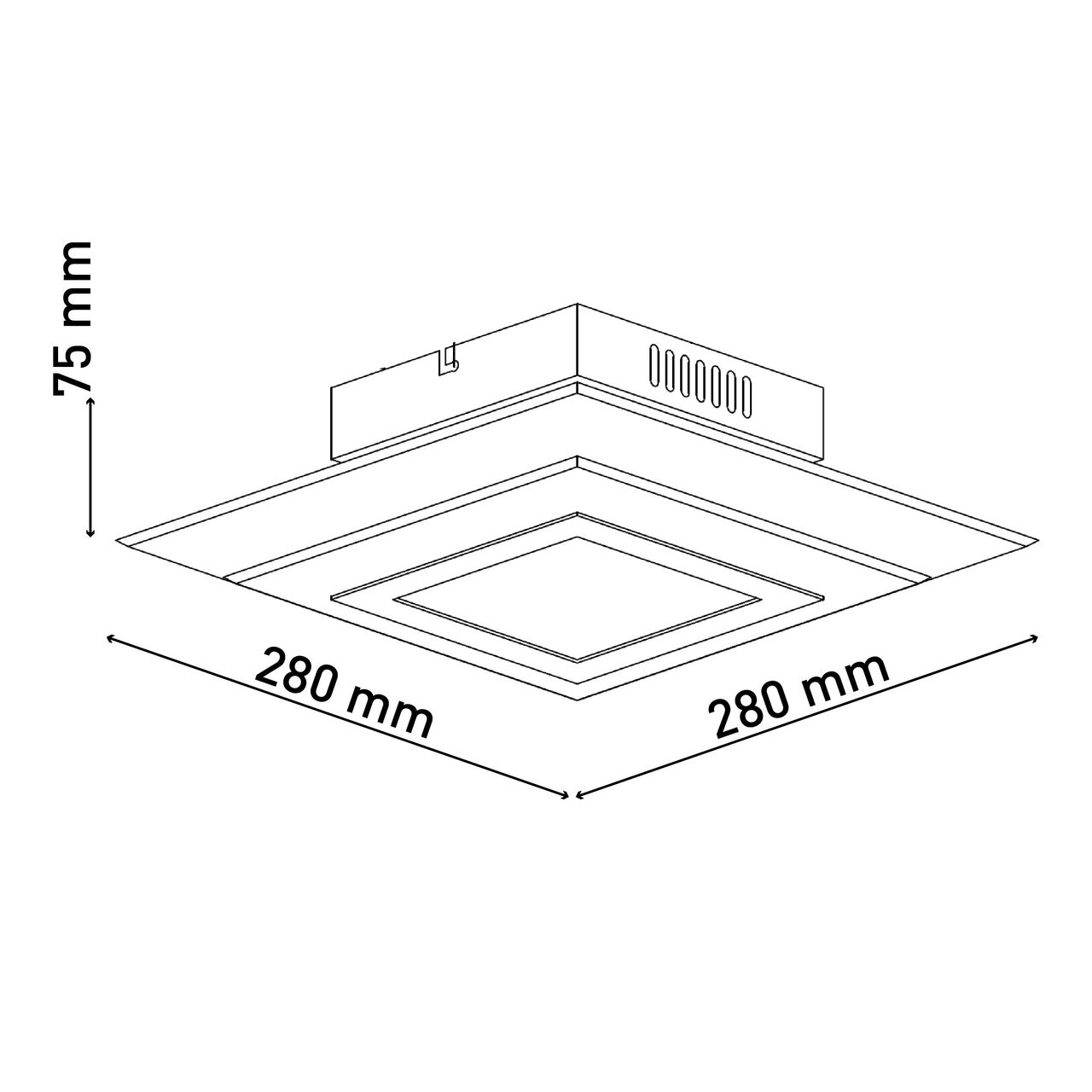 Näve Leuchten LED Wand- und Deckenleuchte 
