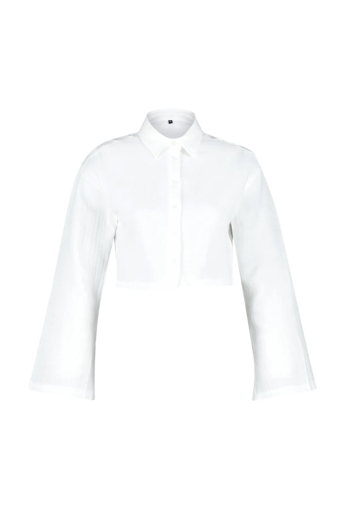 Trendyol Collection  Weißes Hemd aus gewebtem Musselin TBESS24GO00011