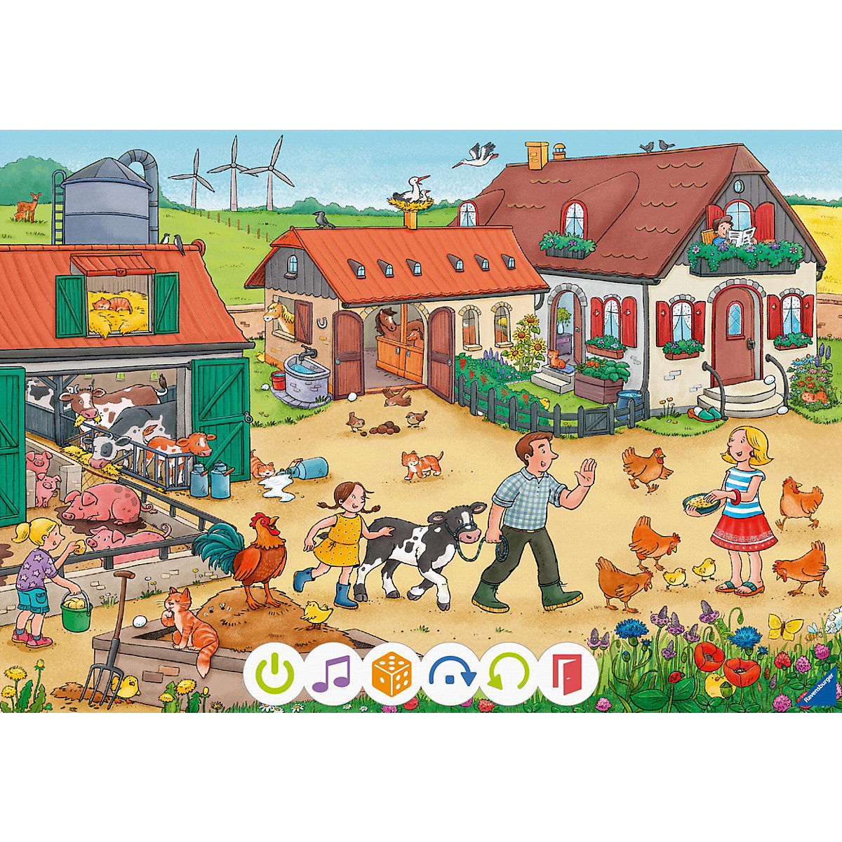 tiptoi® Puzzle für kleine Entdecker: Bauernhof, 2 x 12 Teile