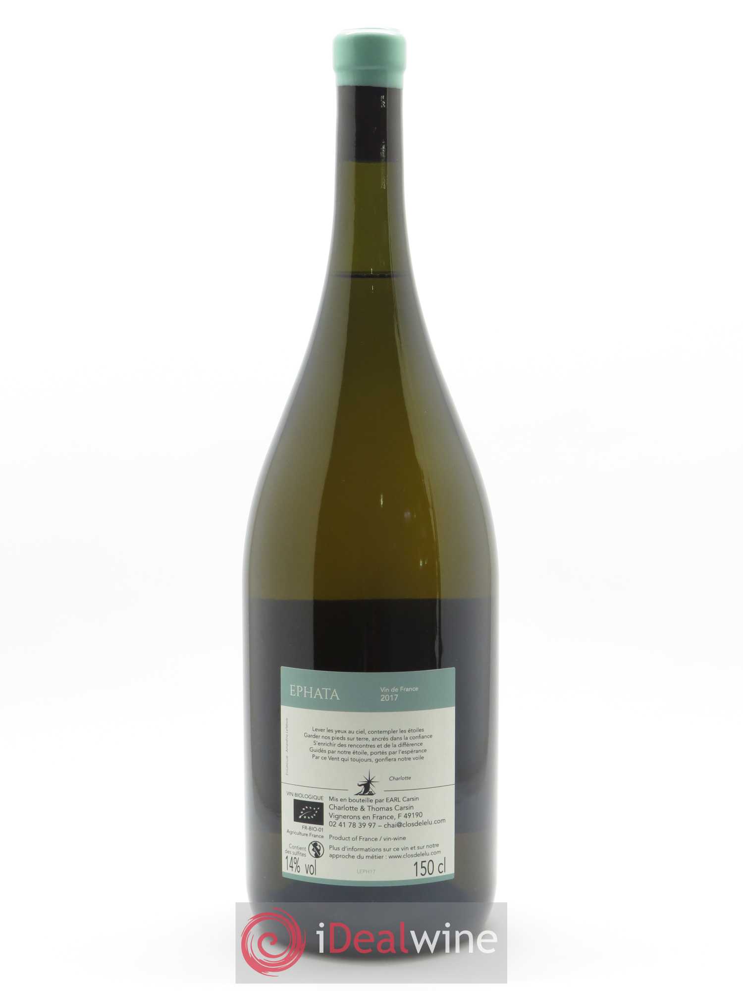 Vin de France Ephata Terre de l'Elu (Clos de L'Elu)  2017 - Lot de 1 Magnum