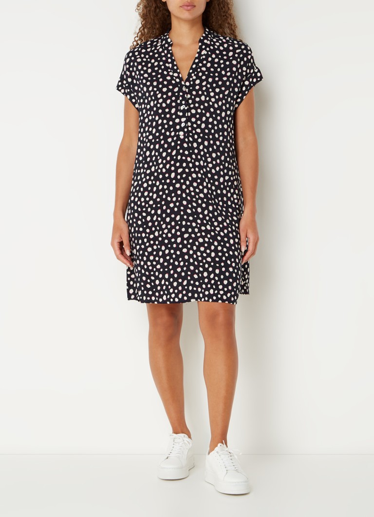 Vestido túnica corto OPUS Wularo Dot con estampado de lunares