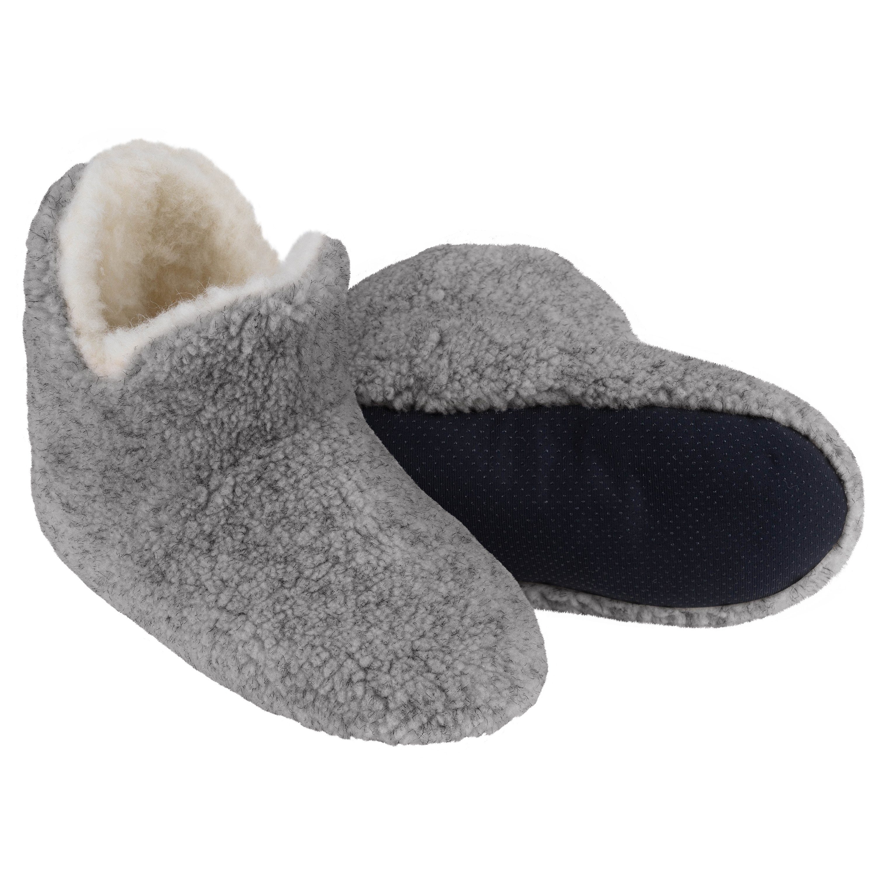 formalind Woll Hausschuh (Schafwolle, Unisex Hausschuhe) aus Wolle vom Merinoschaf, gegen kalte Füße