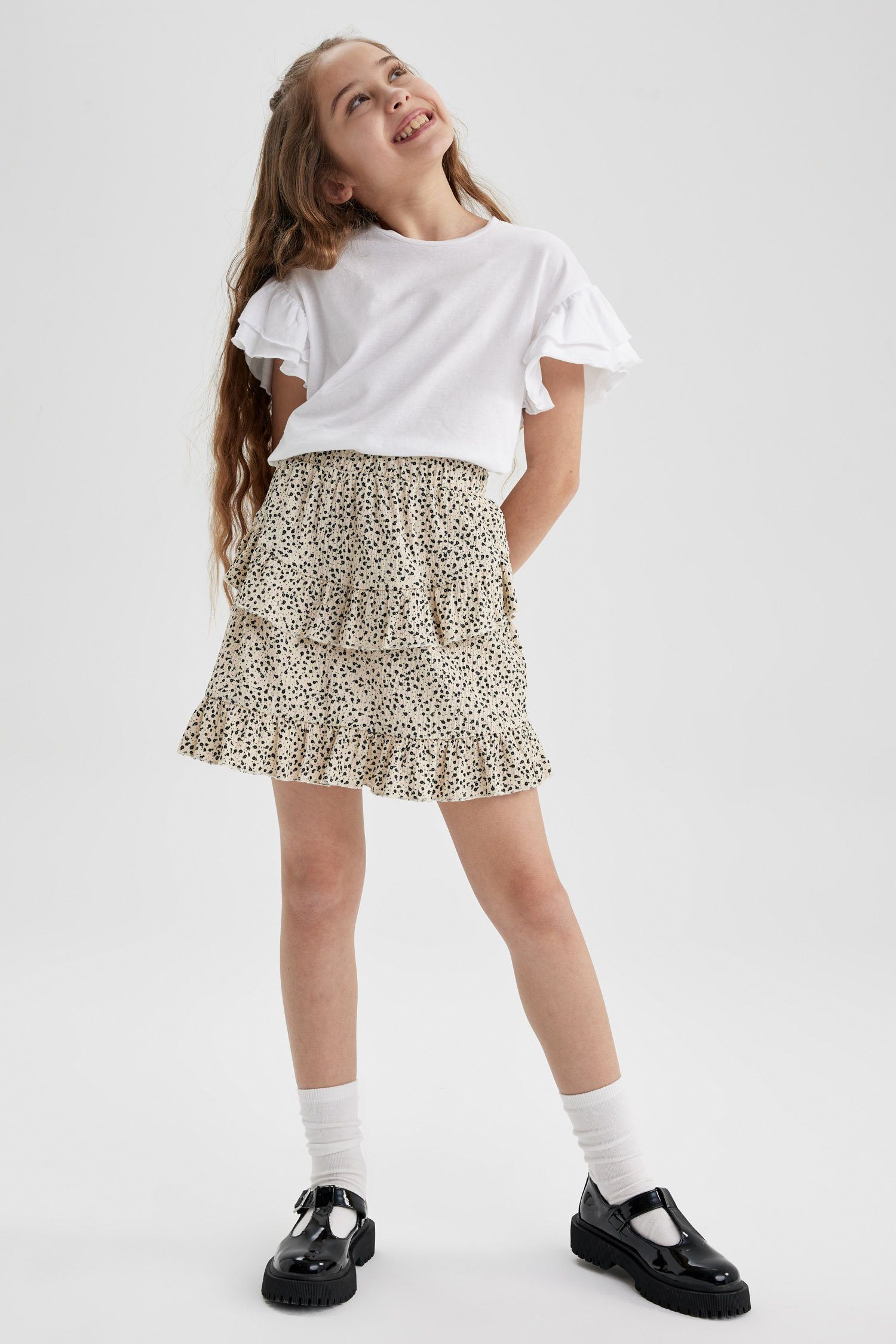 DeFacto Minirock Mädchen Minirock REGULAR FIT