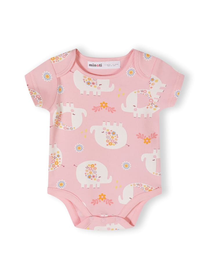 Minoti 4er. Set: Kurzarmbody 24babypack6 in hellpink günstig kaufen