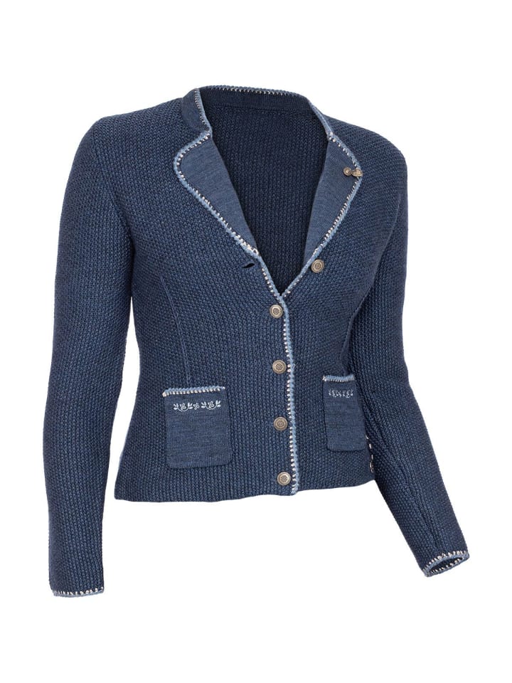 Spieth & Wensky Strickjacke AILEEN in jeansblau günstig kaufen
