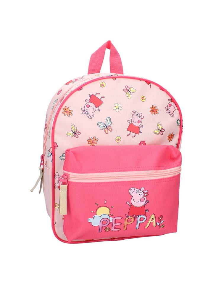 Peppa Pig Peppa Pig Rucksack „Fluffy Friends“ – 3D-Design Schultasche in Rosa günstig kaufen 30 cm