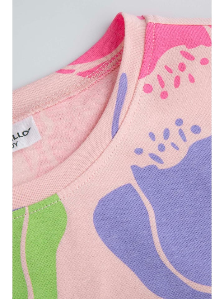 Coccodrillo Kleid mit kurzen Ärmeln in bunt günstig kaufen