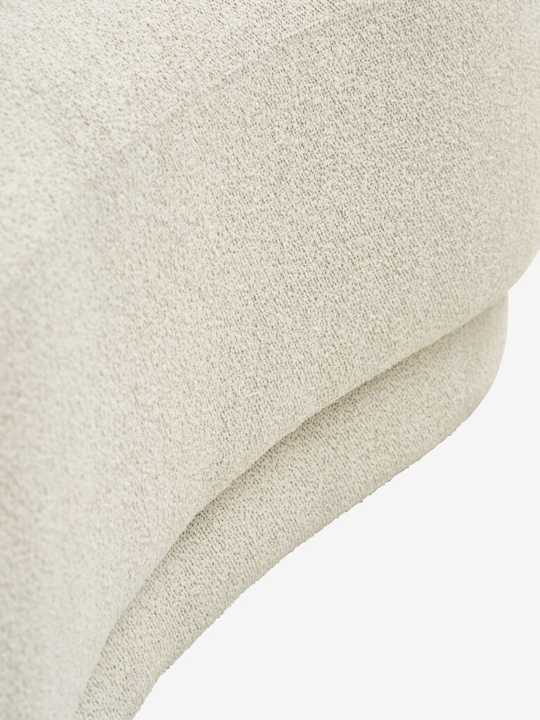 ANDRUP 3-seter ANDRUP oval sofa, beige stoff