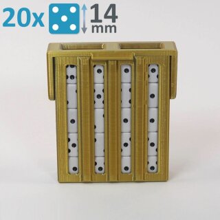 Dice Pro Keeper - 14mm (Gold-Silber)