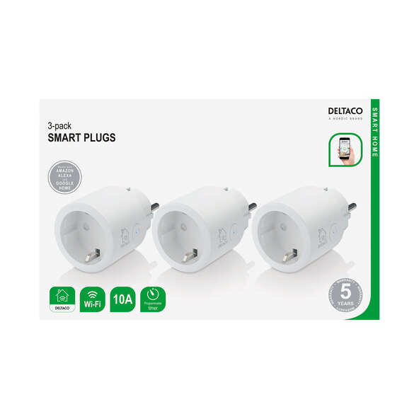 Steckdosen-Schalter, 3er Pack