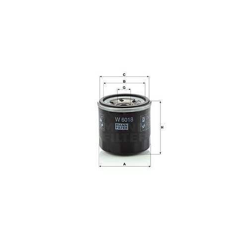 W6018 OELFILTER MANN - ATU