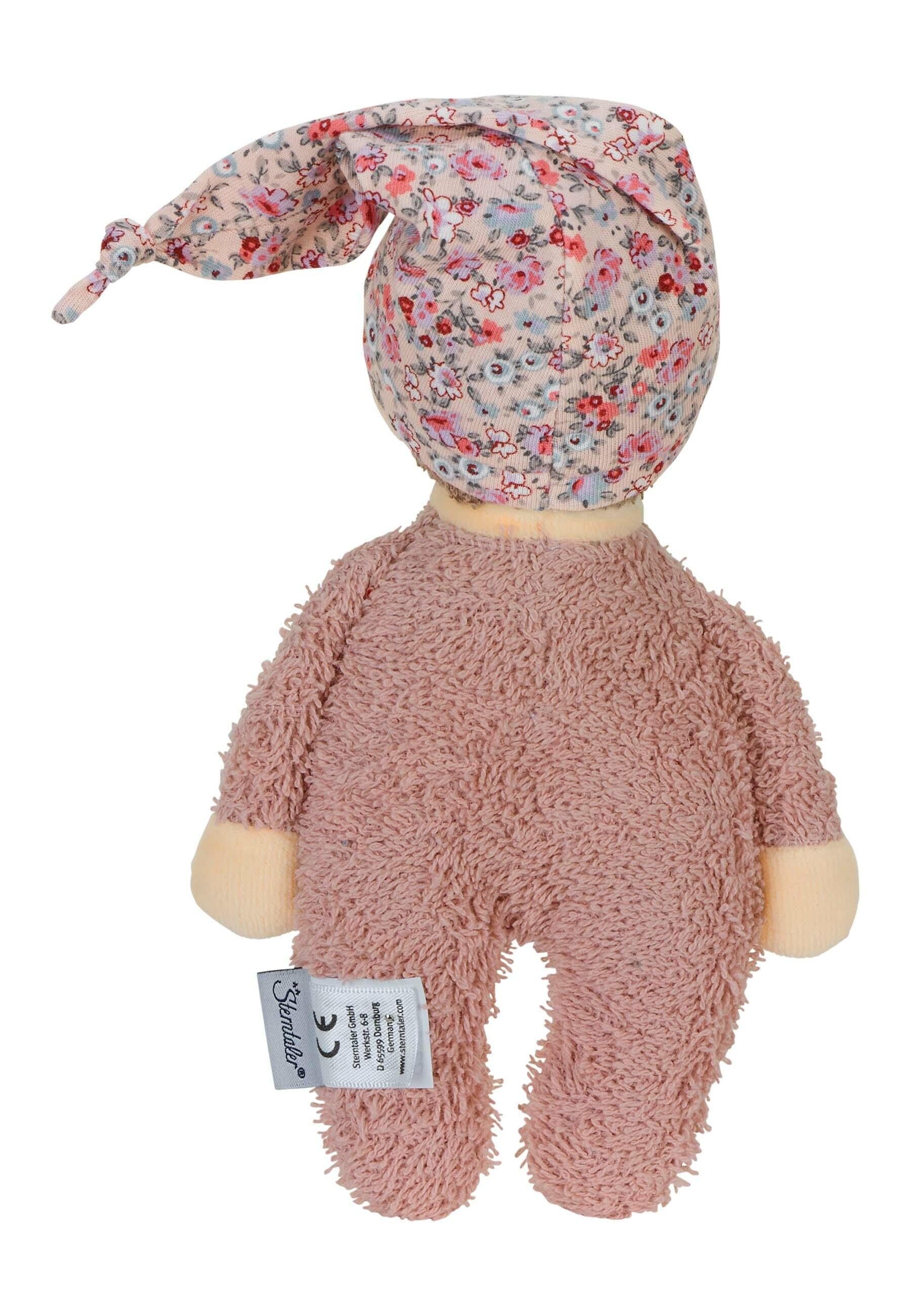 Spielpuppe Mädchen Ida in Puderrosa, 22 cm