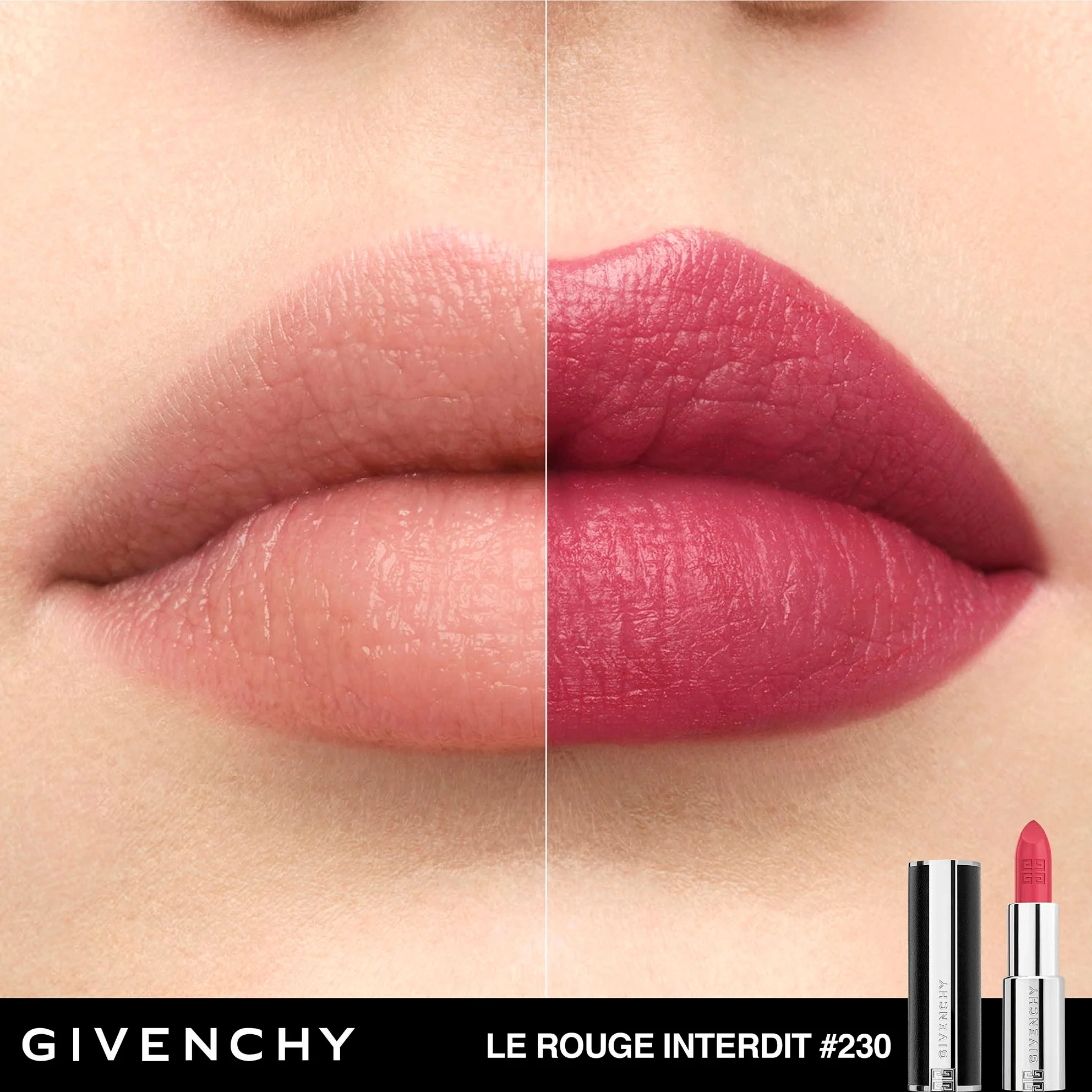 Le Rouge Interdit Barra de labios Seda Intensa