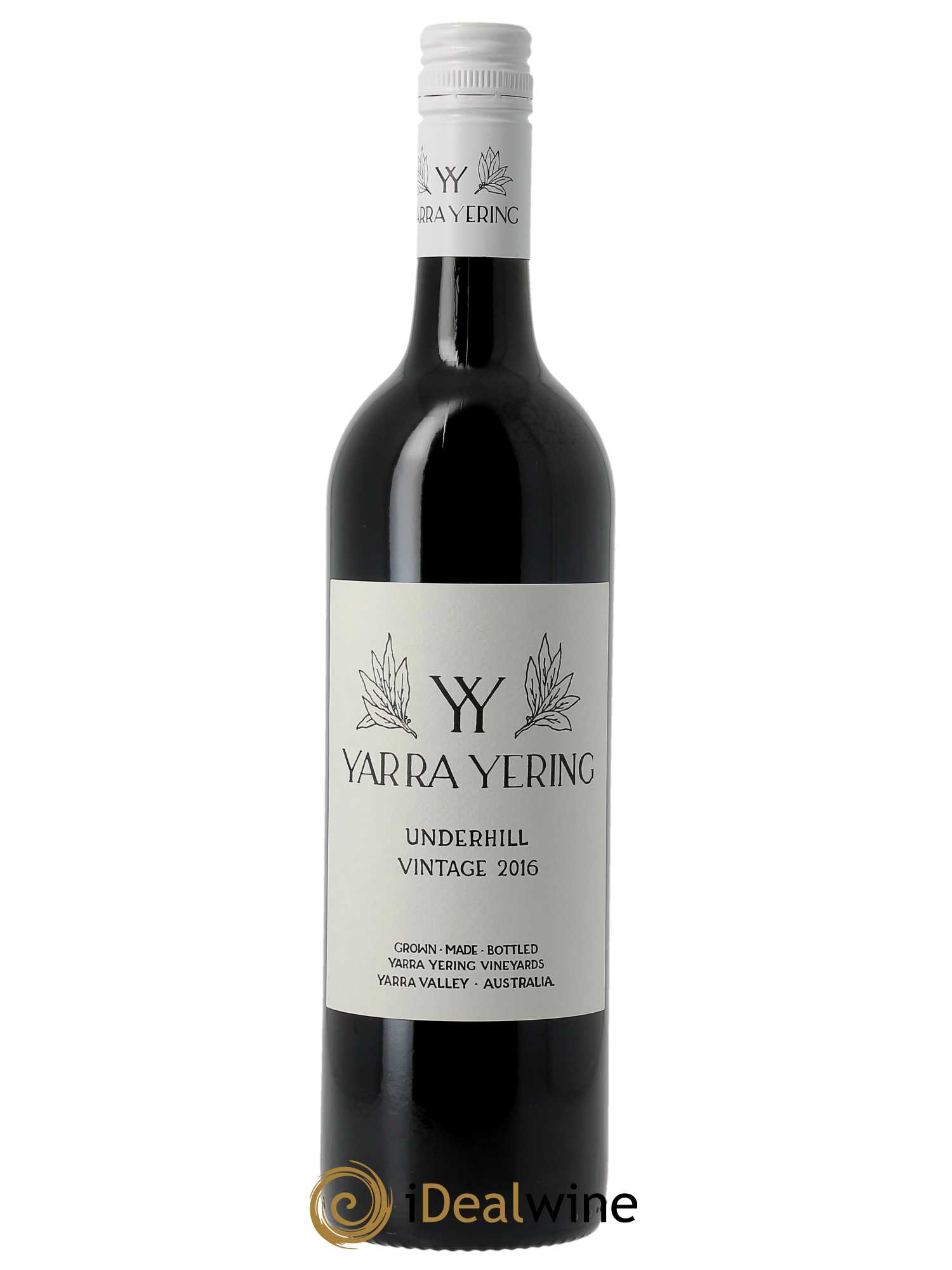Yarra Valley Yarra Yering Vineyards Underhill Shiraz  2016 - Lot de 1 Bouteille