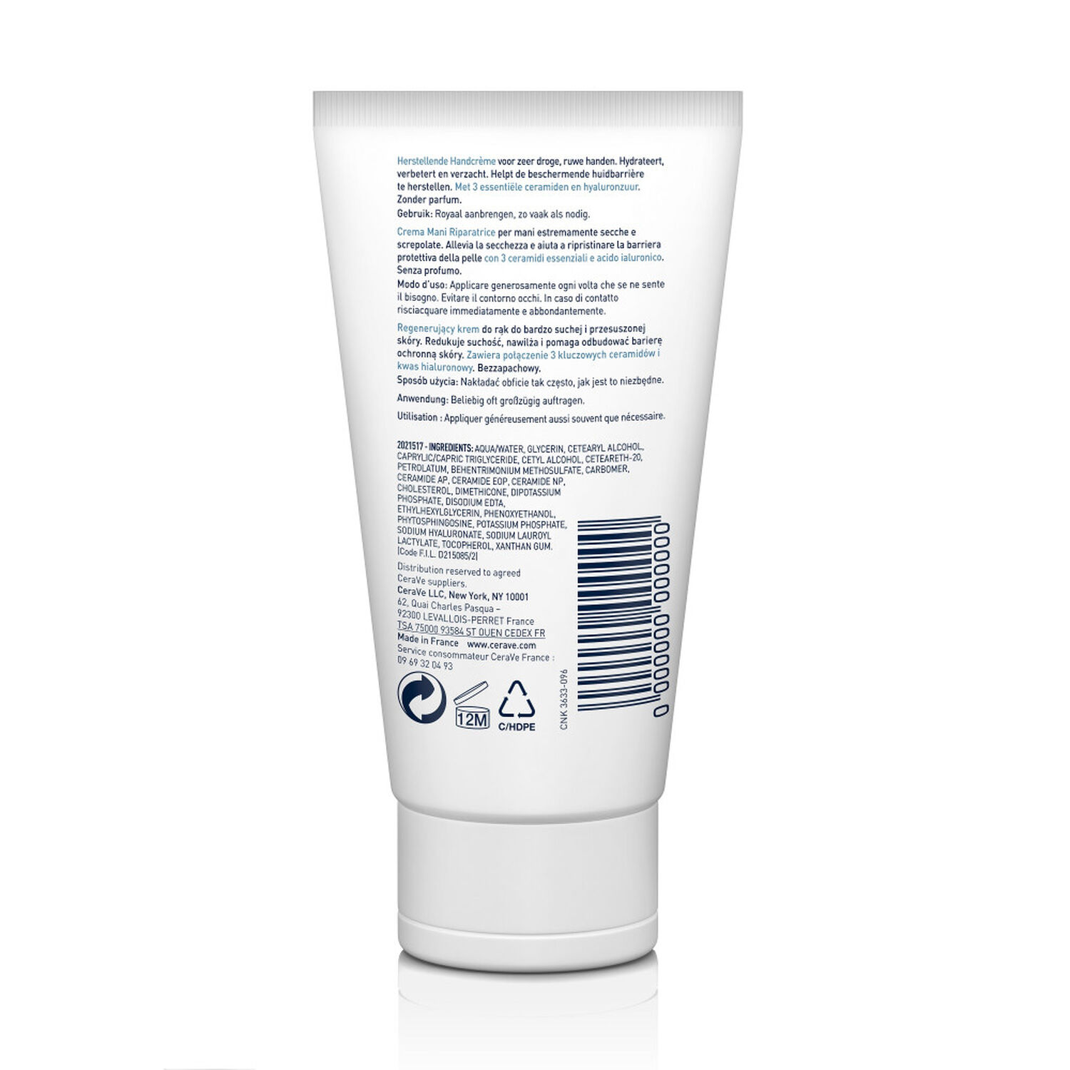 Cerave Crème Mains Réparatrice 50 ml