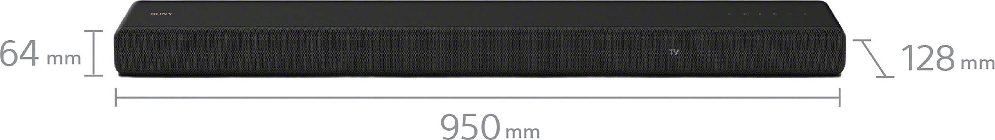 Sony HT-A3000 3.1-Kanal Soundbar 3.1 Soundbar (A2DP Bluetooth, AVRCP Bluetooth, Bluetooth, WLAN (WiFi), 250 W, 3 X-Balanced Front-Lautsprecher inkl. speziellem Mittellautsprecher)