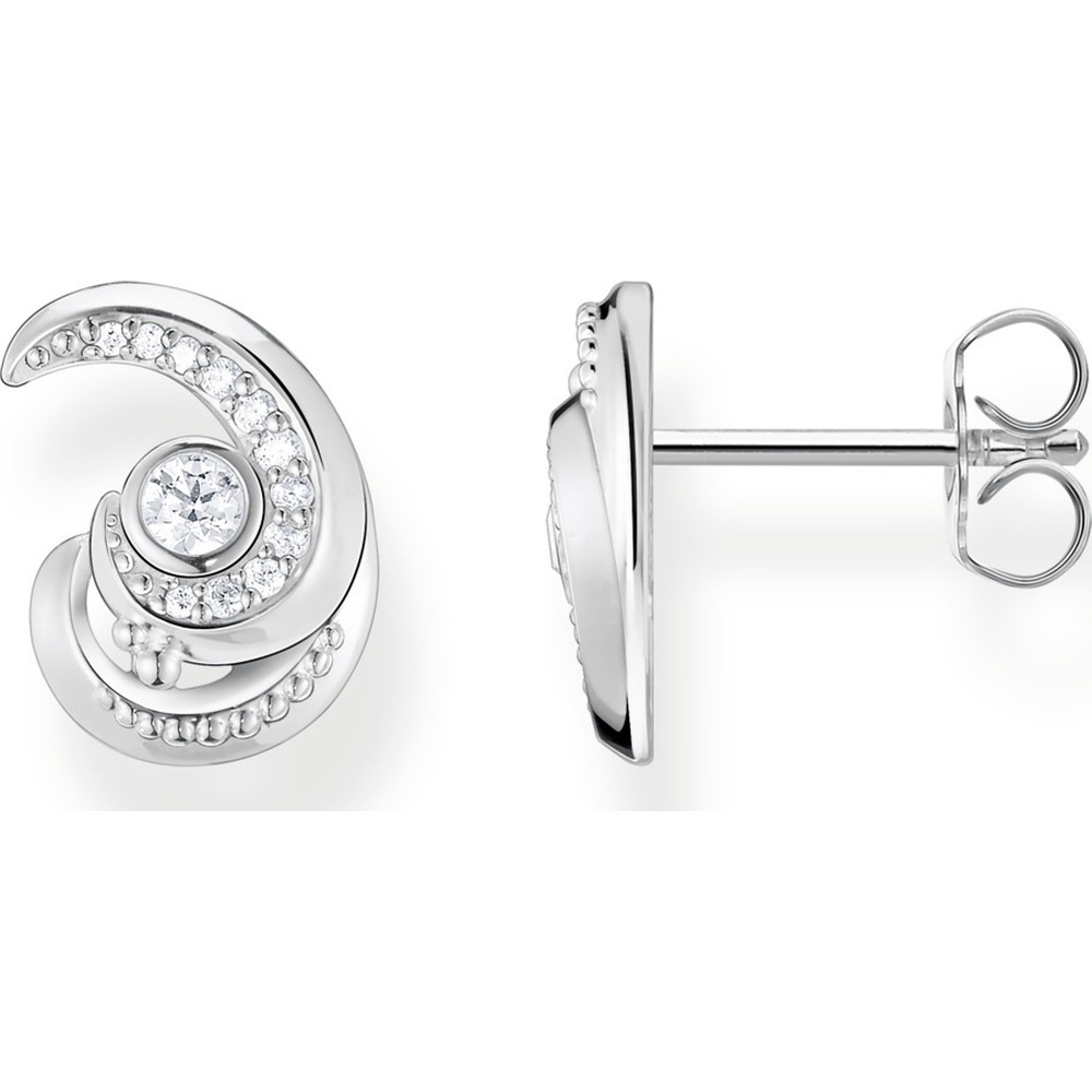 Thomas Sabo Boucles d'oreilles à fermoir à poussette 925 Argent Boucles d'oreilles