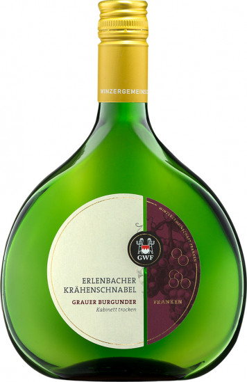 2021 Erlenbacher Krähenschnabel Grauer Burgunder Kabinett trocken - Winzergemeinschaft Franken eG