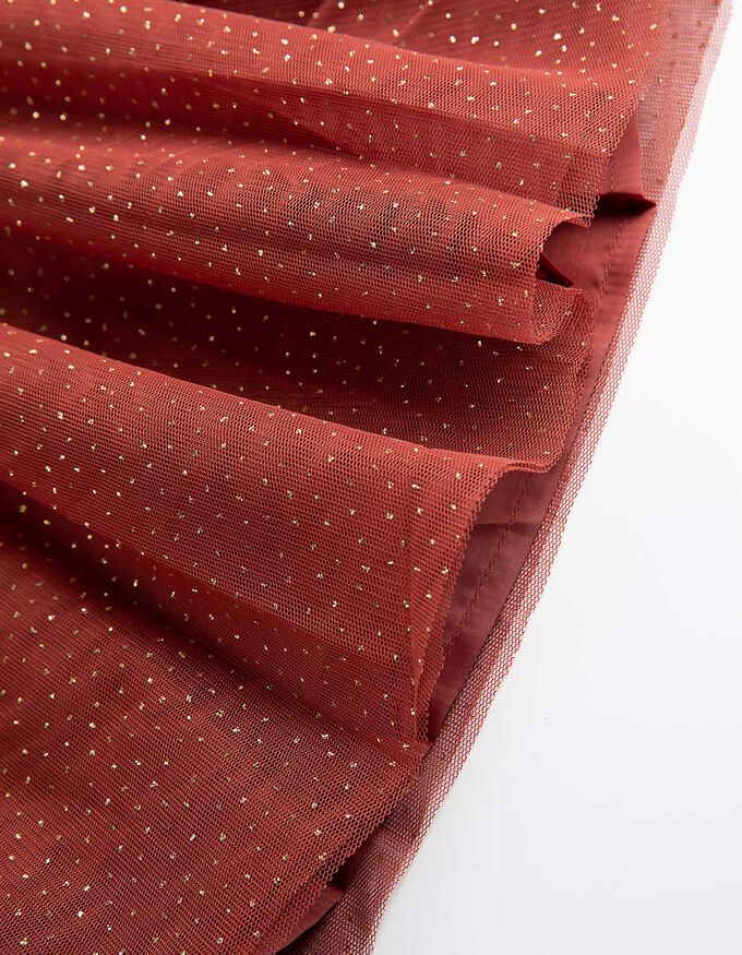 Set aus Shirt und Rock - Glitzerprint