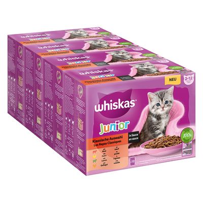 Megapack Whiskas Junior Frischebeutel 48 x 85 g