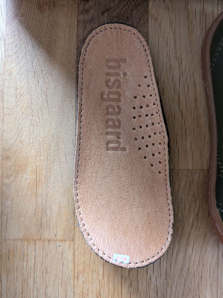 bisgaard Leder-Lauflernschuhe in Khaki günstig kaufen 21