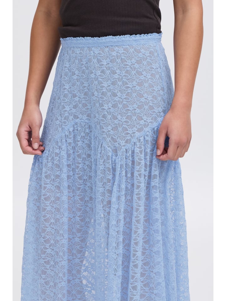 ICHI Midirock in Blau günstig kaufen