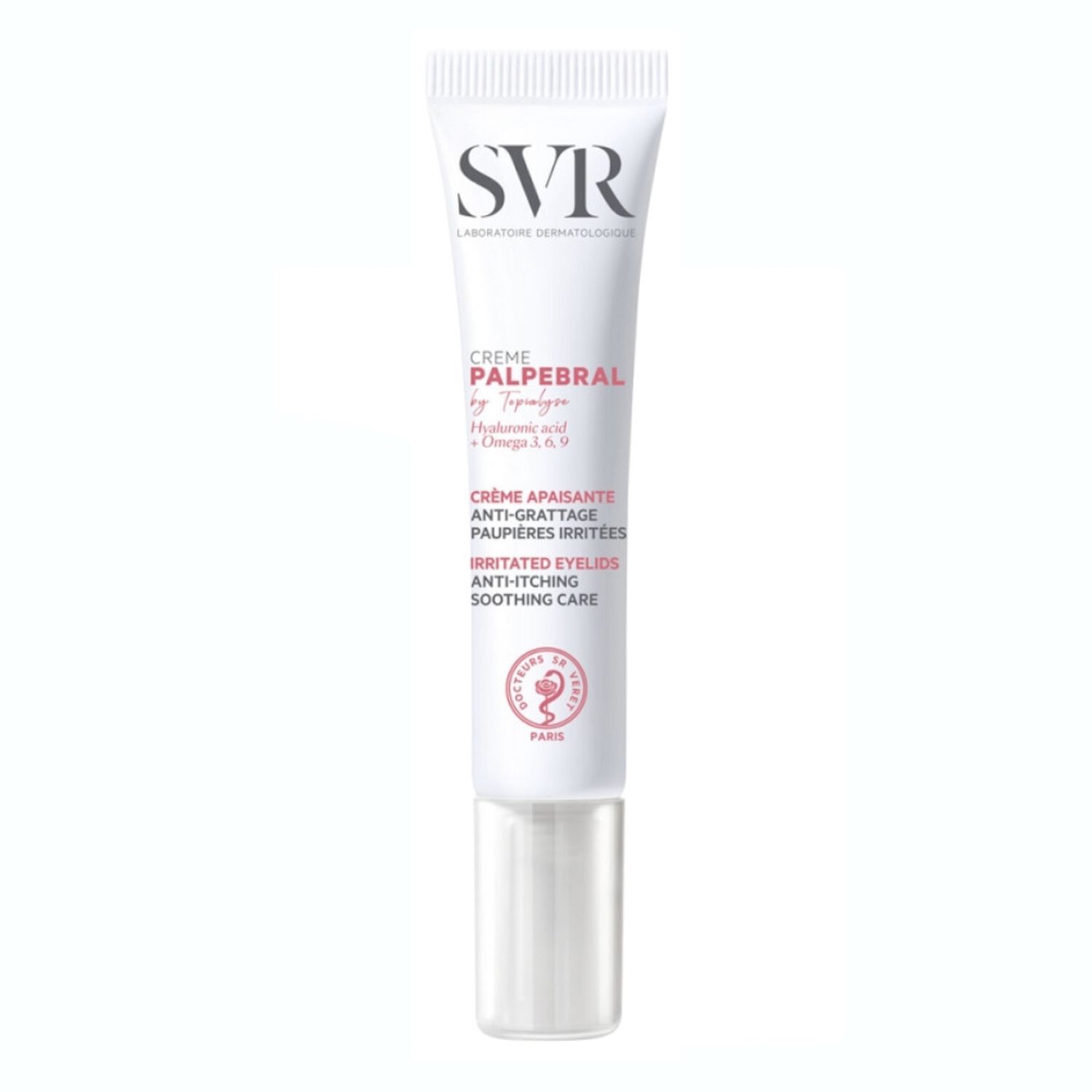 SVR Palpebral by Topialyse Crème Apaisante Anti-Grattage Paupières Irritées 15 ml