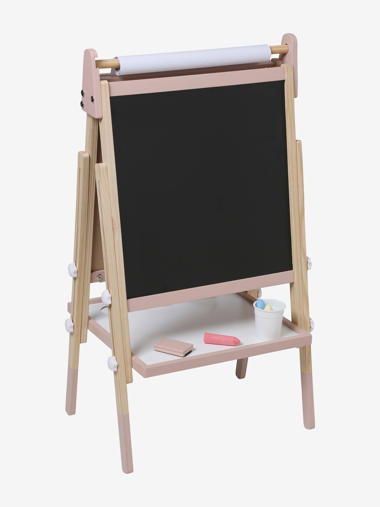Vertbaudet 3-in-1 Tafel mit Mal-Zubehör FSC MIX - rosa