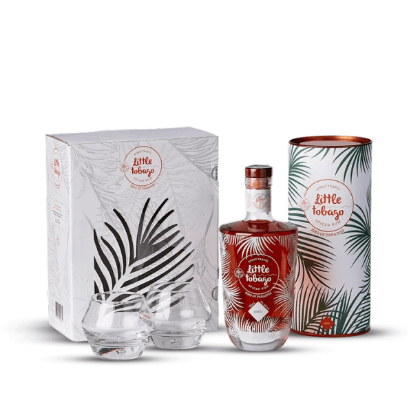 Coffret Little Tobago Bird of Paradise + 2 verres 40%