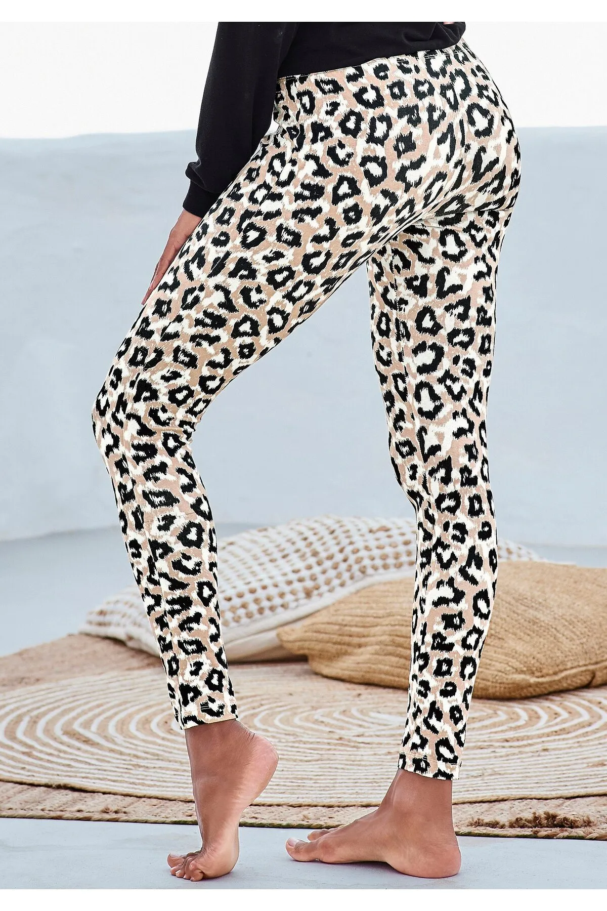 LASCANA  Pyjamahose - Ecru - Relaxed