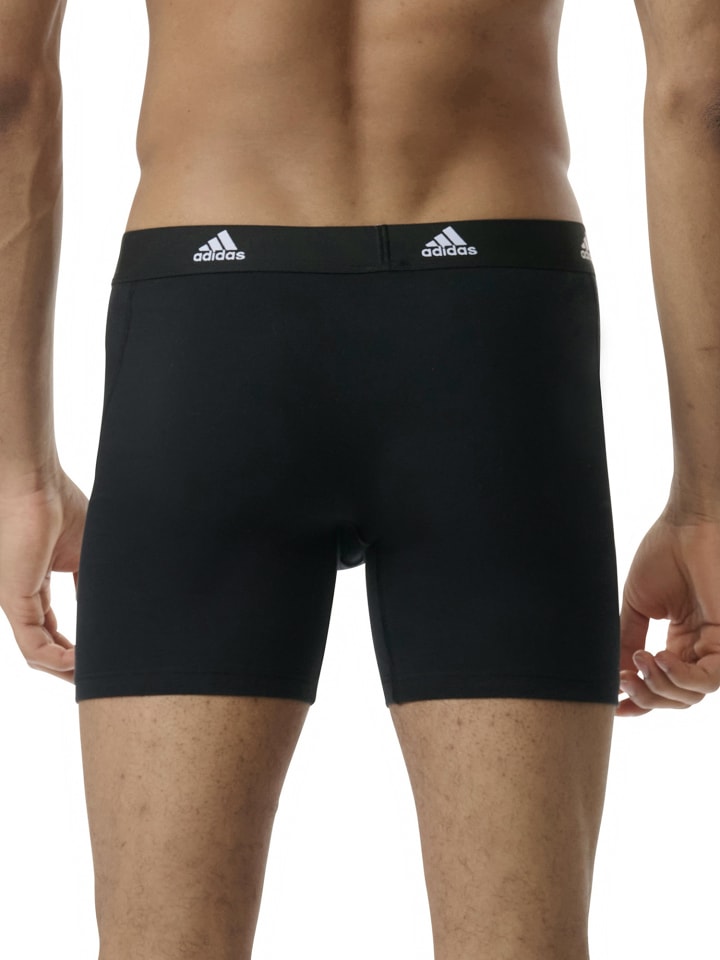 adidas Trunk Boxer Brief mit längerem Bein - Active Flex Cotton in schwarz, blau günstig kaufen