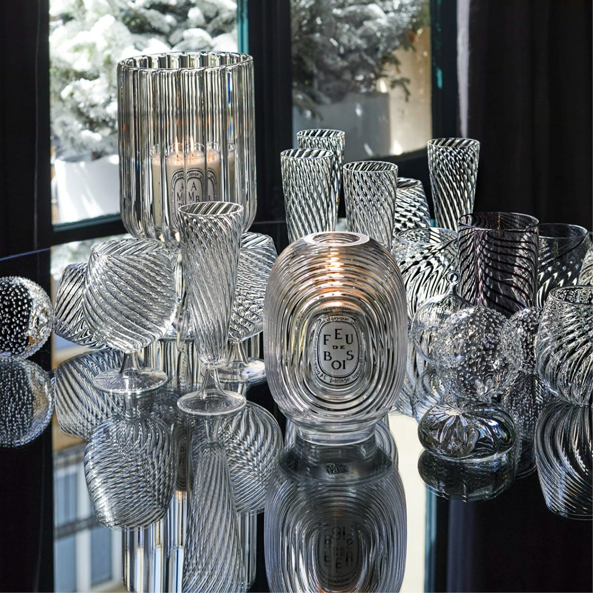 Verre à vin - Vrillé